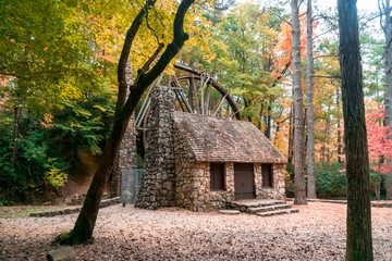 Old Mill in Autumn Georgia