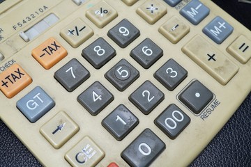Calculator close up 