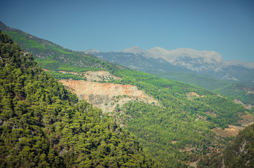 Fototapeta na wymiar Mountains in Turkey