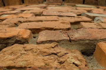 antique brickwork wall