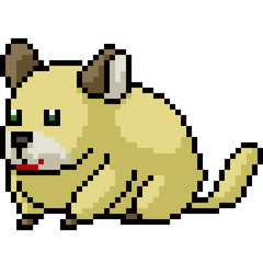 vector pixel art rodent pet
