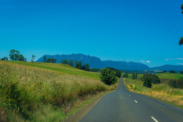 Road to King Davids Peak, Tasmania Australia