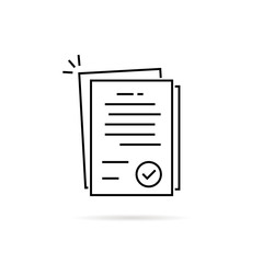 linear pile of license or contract documents