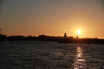Fototapeta premium Sonnenuntergang Meer