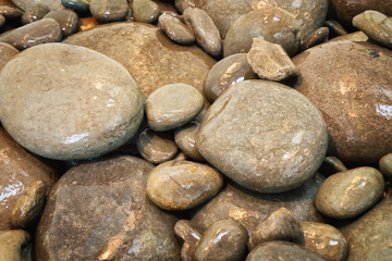 Many various size wet  stones