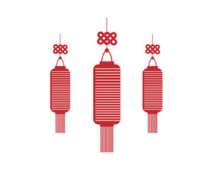 set of chinese lanterns