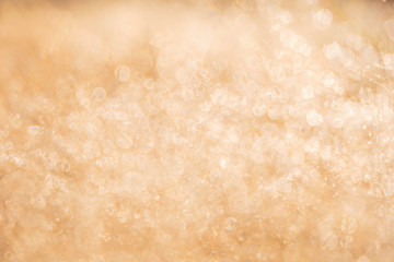 Blurred for​ background.The brown grass that has dew in the morning during the winter.