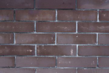 Fototapeta premium Texture dark bricks with cement