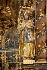 Fototapeta na wymiar Evermod am Sakramentsaltar im Münster in Obermarchtal