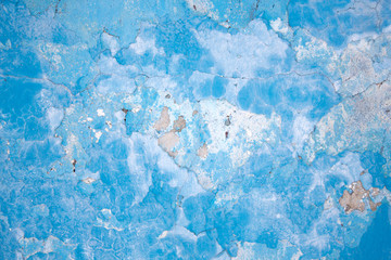 Texture of old blueplaster 