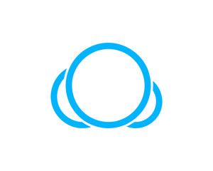 Cloud logo design template vector icon
