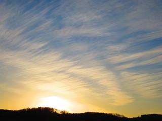 夕暮れの空