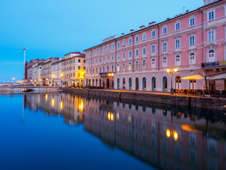 Fototapeta premium Canal Grande at Trieste