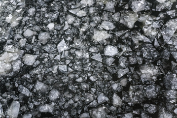 abstract floating ice