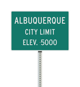 Albuquerque City Limit road sign