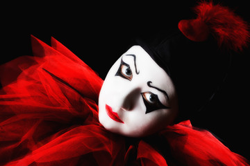 Colorful Pierrot