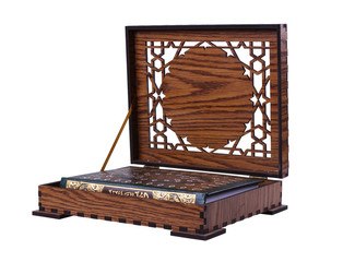 Fototapeta Wooden Quran Box obraz