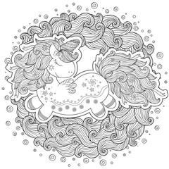 Unicorn magical animal.