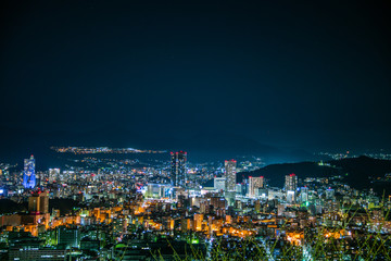 Obraz premium Hiroshima night view