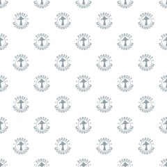 Mushroom season pattern vector seamless repeat for any web design