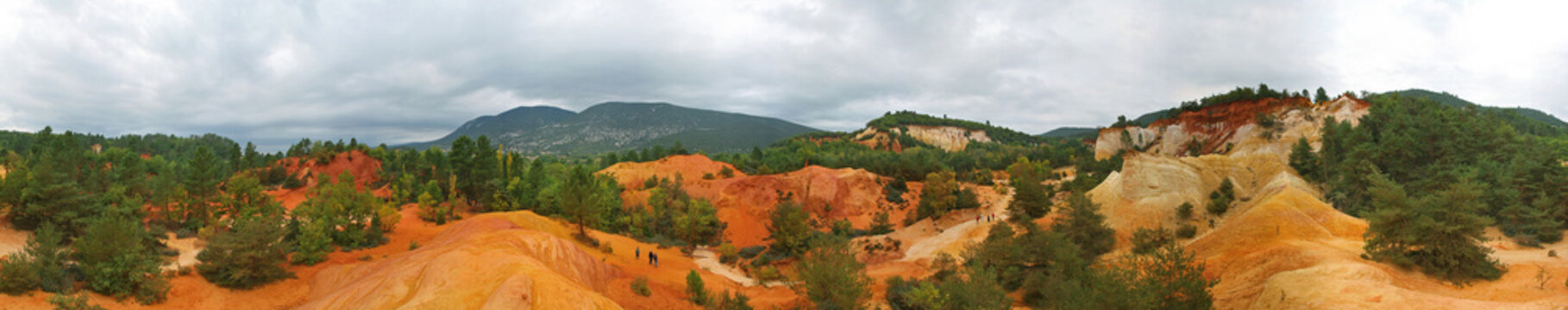 Colorado provenzale, panoramica a 360&deg;.