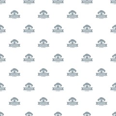 Mushroom harvest pattern vector seamless repeat for any web design