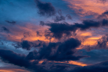 Fototapeta na wymiar Sunset Sky