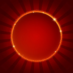 Poster Template with retro casino banner. Design for presentation, concert, show