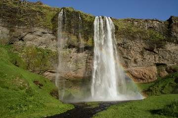 Wasserfall Seljalandsfoss, Island