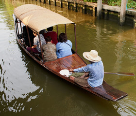 Obraz premium Floating market Bangkok