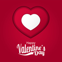 illustration love and valentine's day banner template