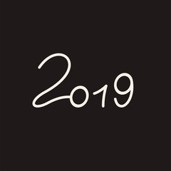 2019 text design for your promotional greetings cards