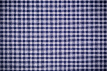 Empty dark blue kitchen linen or cloth