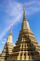 Fototapeta premium Wat Pho or Temple of the Reclining Buddha in Bangkok