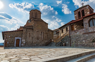 The historical Monastery of Panagia Olympiotissa, dedicated to Virgin Mary, at the city of Elassona in Thessaly, Greece