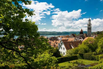 Local view, Uberlingen, Lake Constance, Baden-Wurttemberg, Germany, Europe