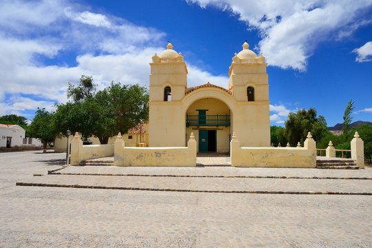 Church of Iglesia San Pedro de Nolasco, Molinos, Province of Salta, Argentina, South America