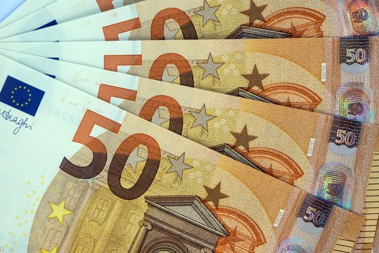 Bank notes, 50 euro notes