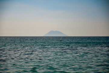 Volcano in the sea
