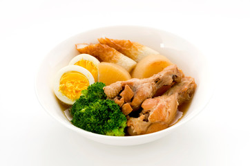 鶏肉と大根の煮物