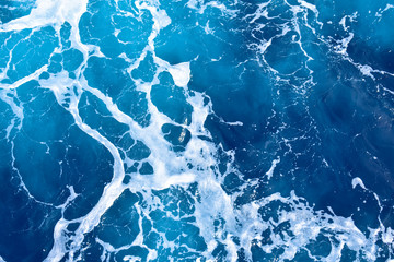 Ocean wave close up