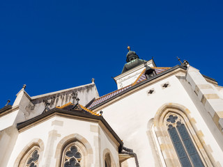 Old church of st. michael at zagreb