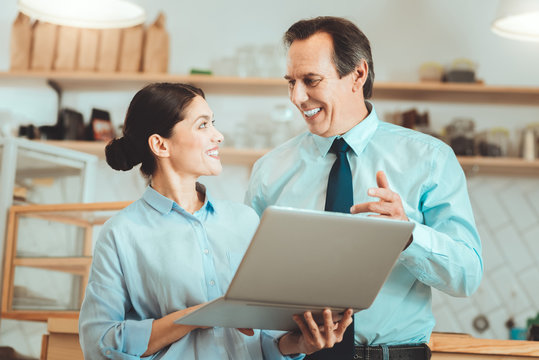 Ingenious owners discussing new business strategy