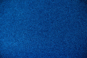 Obraz premium Blue glitter christmas abstract background in focus. Luxury backdrop.