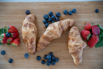 Croissants for breakfast