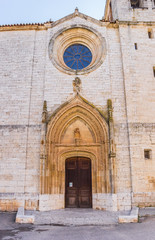Fototapeta na wymiar Entrance to the San Julian church in Toro, Spain