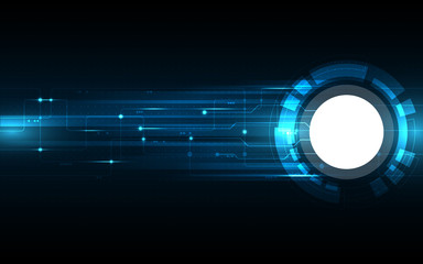 Blue Abstract Technology Background