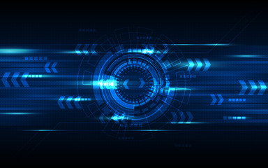Blue Abstract Technology Background