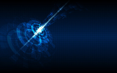 Blue Abstract Technology Background