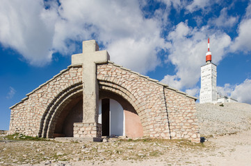 Kapelle Sainte Croix auf dem Mont Ventoux